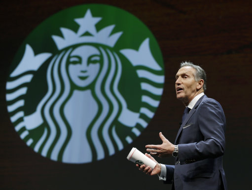 Starbucks chief executive Howard Schultz - Ph: Press Association